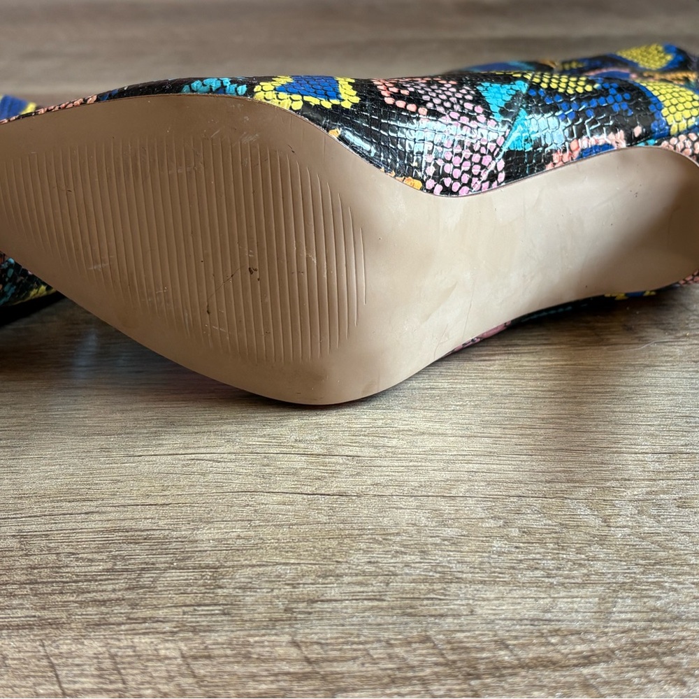 Steve Madden Multicolor Patterned Heeled Boots - image 4
